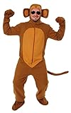 Affe offen Einheitsgrösse XXXL - XXXXL Kostüm Fasching Karneval für Personen bis 2,0 Meter Grösse