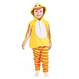 Fun Shack Gelbes Küken Kostüm Kinder, Baby Kostüm Küken, Kostüm Küken Kinder, Küken Kostüm Baby, Huhn Baby Kostüm, Kostüm Huhn Baby 3-4