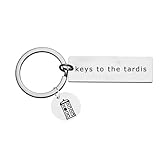 Nfyxcaz Doctor Who Schlüsselanhänger, Geschenke, Doctor Who Merchandise, Silberfarben, One size