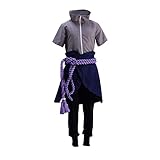 Zhongkaihua Anime Sasuke Uchiha Cosplay Kostüm Japanische Anime Uniform Outfit für Halloween Party
