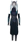 Taeyue Tano Kostüm Damen Manda Cosplay Anzüg Erwachsene SW Cosplay Uniform Halloween Karneval Komplettset Outfits, S