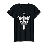 Damen Walküre Nordische Mythologie Deko Schildmaid T-Shirt