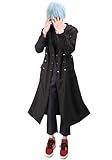 C-ZOFEK Anime-Cosplay-Kostüm, Outfit mit langärmeligem T-Shirt und Hose, Schwarz, Small