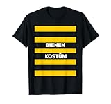Bienen Kostüm Lustig Imker Halloween Fasching Karneval T-Shirt