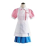 yuwqqoajv Süßes Super Dangan 2 Mikan Tsumiki Cosplay Kostüm für Cosplay Liebhaber. Pflegeleichtes Baumwoll Cosplay Krankenschwester Uniform Komplettset, Wie Gezeigt, S