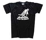 DM Enjoy The Silence Chair T-Shirt Klassisch Rundhals Kurzarm Schwarz L
