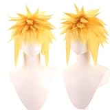 COSPLAZA Kurze Fluffy Golden Blonde Haar Minato Namikaze Anime Charakter Cosplay Kostüm Perücken (nicht gestylt)