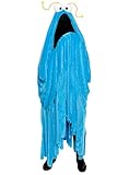 Die Sesamstraße – Yip Yip Marsianer Kostüm - blau - Einheitsgröße - Verkleidung Karneval, Halloween, Motto-Party