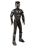 Rubie's Offizielles Luxuskostüm Black Panther, Avengers, Kindergröße L, 8-10 Jahre, Körpergröße 147 cm Halloween