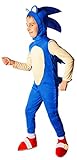 Sonic the Hedgehog costume disguise fancy dress boy official SEGA (Size 5-7 years)