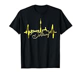 Dortmund Herzschlag Skyline Puls Ruhrpott I Love Dortmunder T-Shirt