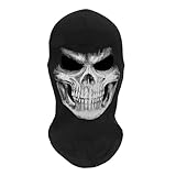 Ghost Maske Call of Duty Skull Skelett Maske Cod Sturmhaube für Motorrad Ski Merch Balaclava Männer Herren Mütze Winter Kostüm (C)