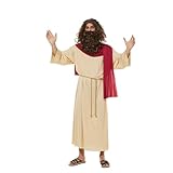 EraSpooky Jesus Kostüm für Erwachsene Männer, Cosplay-Kostüm-Set, Halloween, Weihnachten, Karneval