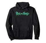 Adult Swim Rick & Morty Distressed Logo Pullover Hoodie