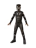 Rubie's Offizielles Kostüm Black Panther, Avengers, klassisch, Kindergröße M, 5-7 Jahre, Körpergröße 132 cm Halloween
