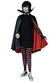Cosplay.fm Damen Mavis Dracula Halloween Kostüm mit Umhang - Schwarz - X-Large