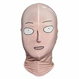 One Punch Man Cosplay Saitama Cosplay Kostüm Tight Onesie Jumpsuit Bodysuits Anime Saitama Suit Muscle Outfits Halloween Kostüm für Kinder und Erwachsene