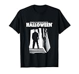 Halloween Michael Myers Ganz oben auf der Treppe T-Shirt