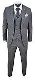 TruClothing.com Herrenanzug 3 Teilig Tweed Design Blinders 1920 Stil Wollenanteil