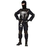 W WIDMANN MILANO Party Fashion - Kinderkostüm S.W.A.T, Agent, Sicherheitsdienst, SWAT, Geheimagent, Faschingskostüme