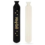 Harry Potter Lange Wärmflasche mit Bezug, 2 Liter Wärmflasche Lang für Erwachsene und Kinder