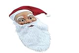 Nikolaus Maske mit Bart und Mütze