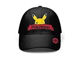 Pokémon Pokemon Basecap Cap Baseballkappe Kappe (DE/NL/SE/PL, Numerisch, 52, schwarz)