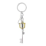 Djujiabh Kingdom Hearts Cosplay Zubehör - Soras Keyblade Schlüsselanhänger, Keychain, Anime Figuren Waffe Charme (Color: Keychain)