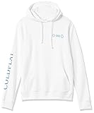 COLDPLAY Herren Official Organic Cotton Pullover Hoodie Kapuzenpullover, Weiss/opulenter Garten, XX-Large