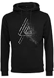 MERCHCODE Herren Linkin Park Logo Hættetrøje Kapuzenpullover, Schwarz, S EU