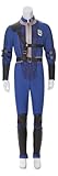 Cemaxjo Erwachsene Männer Lucy Vault 33 Kostüm Outfit Bodysuit Zubehör Vault-Te Cosplay Jumpsuit Halloween Anzug (Style 2 - Men, Medium)