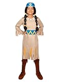 Maskworld - Yakari Regenbogen Kinderkostüm 3teilig - Indianer Kostüm Kleid für Mädchen - Lizenzprodukt Zeichentrickserie (110/116)