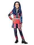 Smiffys Disney Descendants Evie Kostüm, Einteiler, falsche Jacke & Rock