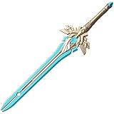 damdos Halloween Prop Genshin Impact Cosplay Swords Skyward Wolf's Blade Gravestone PU Foam Weapons Birthday Gifts (Skyward Blade)