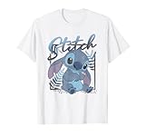 Disney Lilo & Stitch Tropic Blue Leaf Stitch T-Shirt