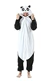 SimZoo Tier-Einteiler-Pyjama für Erwachsene, Herren und Damen, Panda-Cosplay-KostüM, NachtwäSche, Einteilig, Unisex, Heimkleidung, GrößE S
