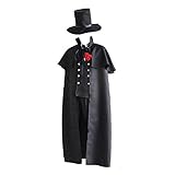 Zhengyun Anime Ciel Phantomhive Cosplay Kostüm Black Butler Outfit Uniform Umhang Jacke Shorts Hosen Hemd Anzug Kimono Schuluniform Mit Zubehör Weihnachten Halloween Party