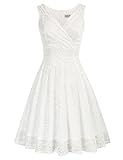 GRACE KARIN Partykleider weinrot Petticoat Kleid ärmellos Festliche Kleider Standesamt Swing Kleid CL645-2 2XL