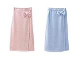 Minimalistische Kreative Coral Samt Tragen Badewanne Elegant Rock Badetuch Schöne Schöne Brust Robe Rosa 72 X 50 cm (Color : Blau, Size : One Size)