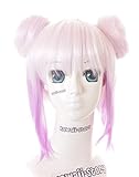 PL-867 Kanna Kamui Kobayashi's Dragon Maid Weiß Lila Dutt Harajuku Pastel Cosplay Perücke Wig Anime Manga