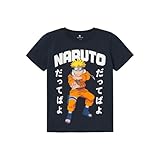 NAME IT Jungen Nkmmacar Naruto Top Noos Sky T-Shirt, Dark Sapphire, 146-152 EU
