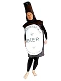 Ikumaal Bier-Flasche Kostüm, To48 M-L, für Erwachsen-e Männer Frau-en, Bierflasche-n Kostüm-e Fasching Karneval Fasnacht Faschingskostüm-e Karnevalskostüm-e
