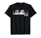 'Anime' in japanischer Schrift Kawaii Augen Gesicht T-Shirt