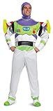 Disguise Toy Story Buzz Lightyear Deluxe-Kostüme für Erwachsene, wie abgebildet, Größe XL, Größe 42–46, wie abgebildet, Mens X-Large (42-46)