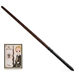 Wizarding World Harry Potter - Authentischer Draco Malfoy Zauberstab aus Kunststoff mit Zauberspruch-Karte, ca. 30,5 cm, Spielzeug für Kinder ab 6 Jahren, Fanartikel