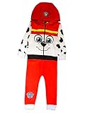 Paw Patrol Jungen Einteiler mit Kapuze, Chase oder Marshall, 18 Monate - 6 Jahre, Marshall, 86-92
