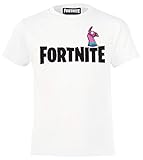 FORTNITE Logo T-Shirt Jungen + Mädchen Jugendliche 13 14 15 16 Jahre Weiß GR.164