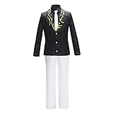 Xinchangda Kibutsuji Muzan Cosplay Kostüm für Männer Halloween Weihnachten Karneval Party Uniformen Full Set, Anime Cosplay Outfit Thema Party Kostüm