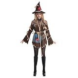 Spooktacular Creations Adult Women Scary Scarecrow Costume (Medium (8-10 yrs))