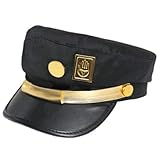 Black Sugar Robuste Baseballmütze, Jojo's bizarre Adventure Jotaro Kujō, Baseballmütze, Kostüm, Cosplay (Gold)